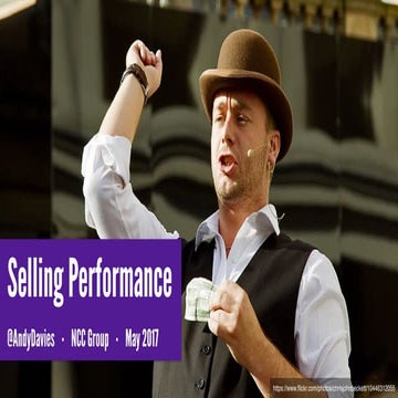 Selling Performance - Bristol WebPerf Meetup 2017-07-20