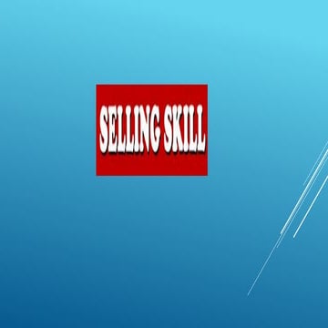 Selling skil