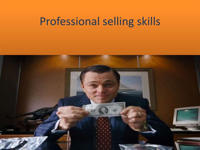 professional selling skills