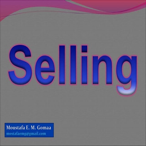 Selling skills