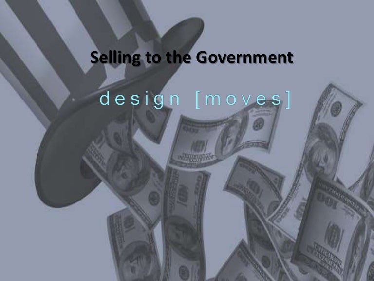 Selling to the government