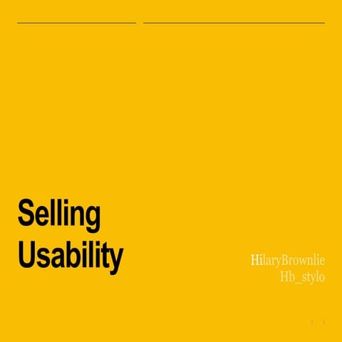 Selling usalbity