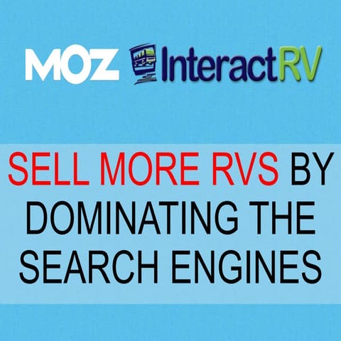 Optimizing for Local Search for RV Dealers