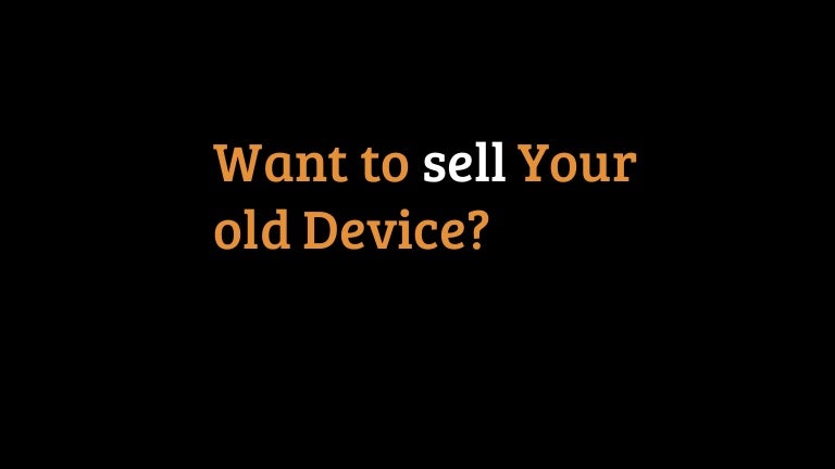 where can i sell my mobile