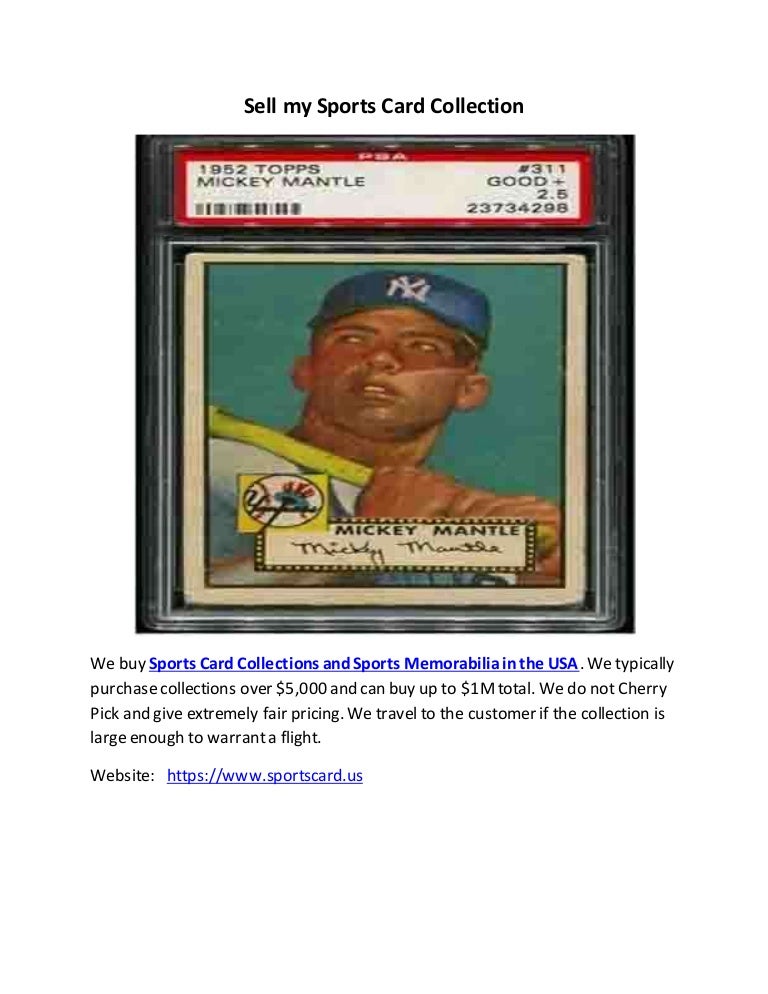 How To Sell My Baseball Card Collection - Baseball Poster