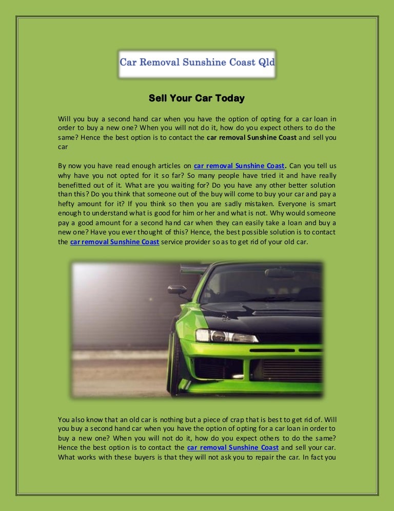 should you sell your car