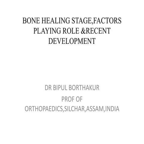 Bone healing