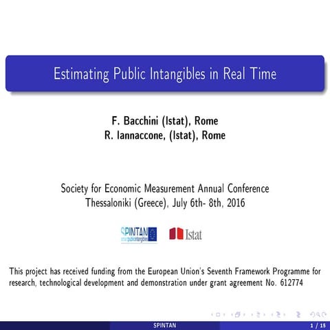 Estimating Public Intangibles in Real Time