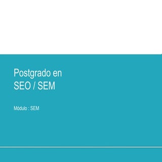 Sem basico - Google Adwords en la r...