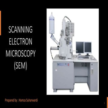 SCANNING ELECTRON MICROSCOPY (SEM)