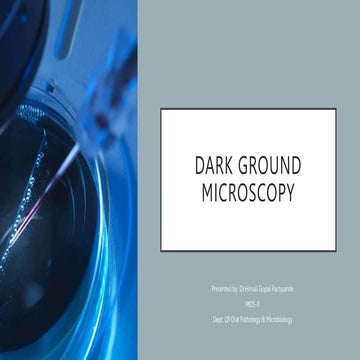 Dark Ground Microscopy.pptx