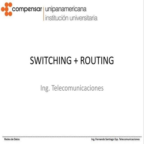 Switch & Routing 1ra parte