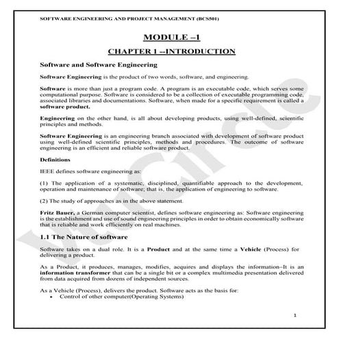 Software Engineering notes with all diagrams | PDF