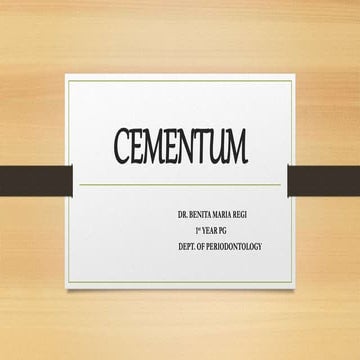 Cementum