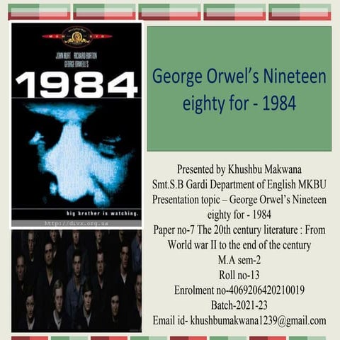 Sem2 ppr7 20th Cen Lit-2.pptx