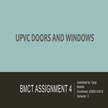 UPVC Doors and Windows