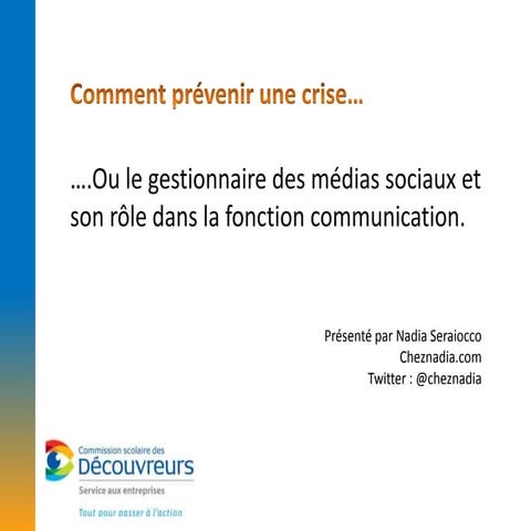 Le rôle du gestionnaire de communauté dans la fonction communication de l'entreprise