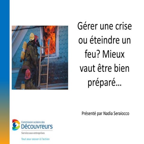 Gestion de crise : le rôle des médias sociaux