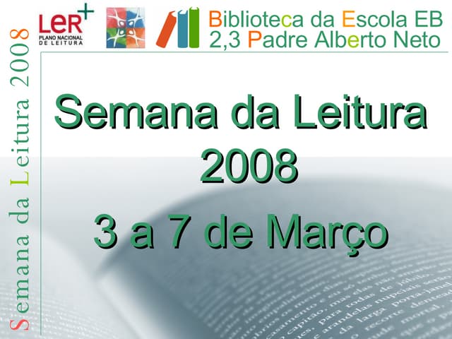 Semana da Leitura 2008
