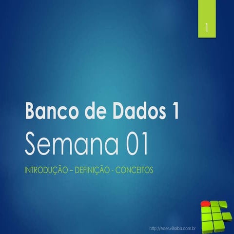 Banco de Dados 01 - Semana 01