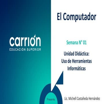 El Computador, sus Componentes: Hardware y Software