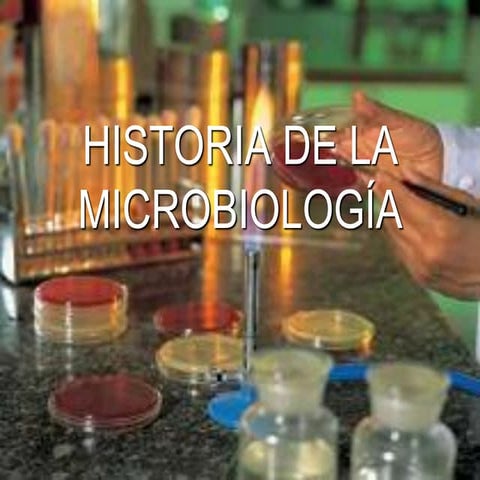 Microbiología historia