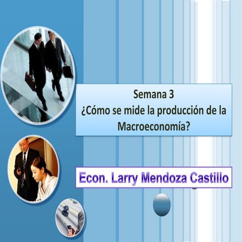 Semana 03: Economía