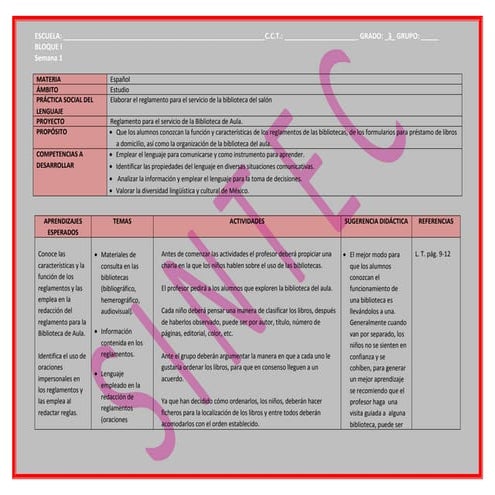 Planeaciones de tercer grado de primaria | PDF