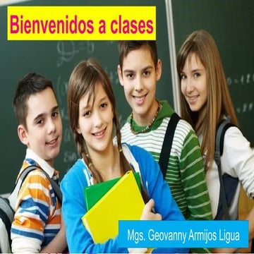 Bienvenida a los estudiantes y actividades de ambientación | PPTX