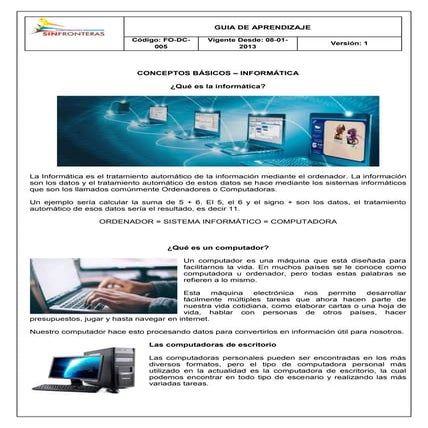 Semana 1 informatica basica | PDF
