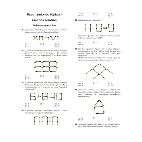 Semana 1   razonamiento logico i