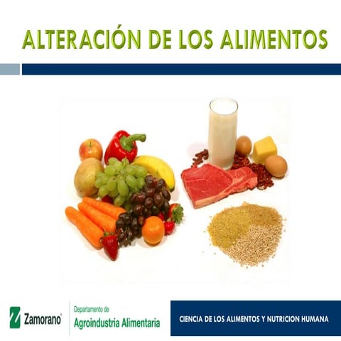 Alteraciones de los alimentos | PDF
