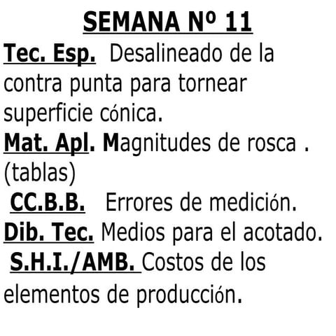 Semana 11