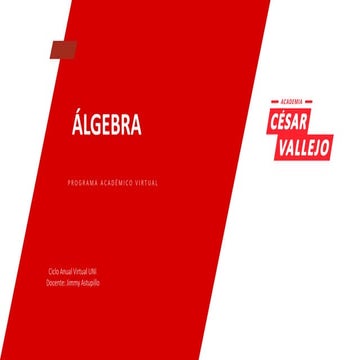 Semana 11   numeros complejos ii   álgebra-uni ccesa007
