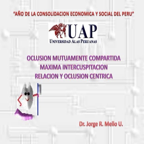 oclusion mutuamente protegida | PPTX