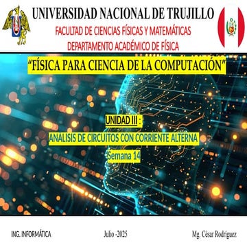 Circuitos RCL en serie corriente alterna | PPTX