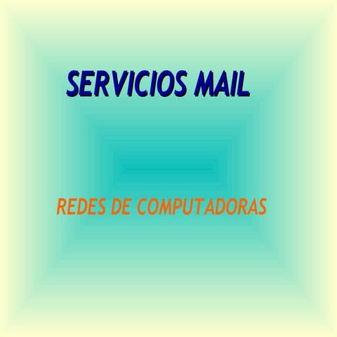 Semana 16 servicios_mail