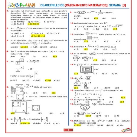 razonamiento matematico