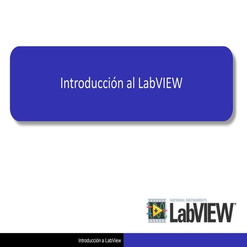 Semana2  3 introducción_labview