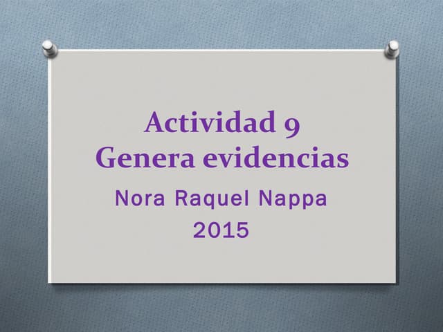 Semana 2 actividad 9 Nora NAPPA