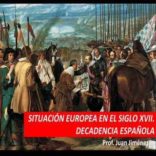 CRISIS EUROPEA DEL SIGLO XVII Y DEC...