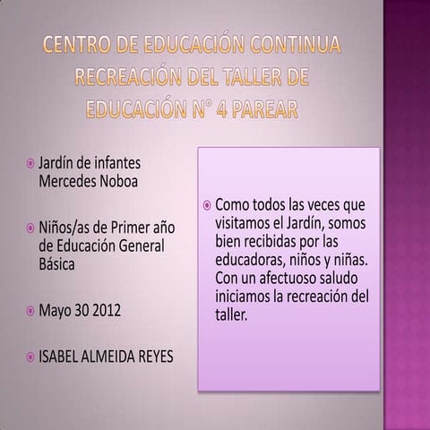 Taller 4 parear | PPTX