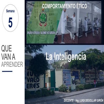 CLASE 5- COMP ETICO - 2020-1 la inteligencia