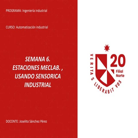 Uso de Estaciones MecLab y Sensórica Industrial en Automatización | PDF