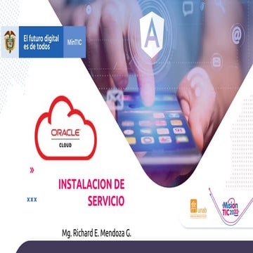 Semana 7   Instalación servicios OCI