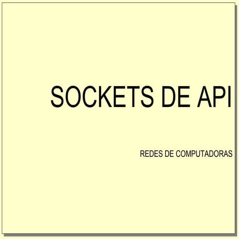 Semana  8 api de socket