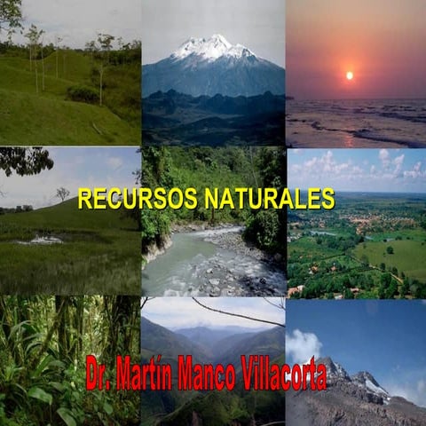 Semana 9   los recursos naturales