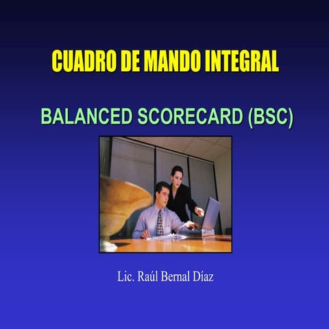 CUADRO DE MANDO INTEGRAL BALANCED SCORECARD | PPTX