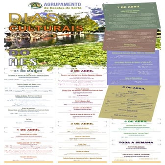 Semana Cultural 2025, AES, abril de 2025