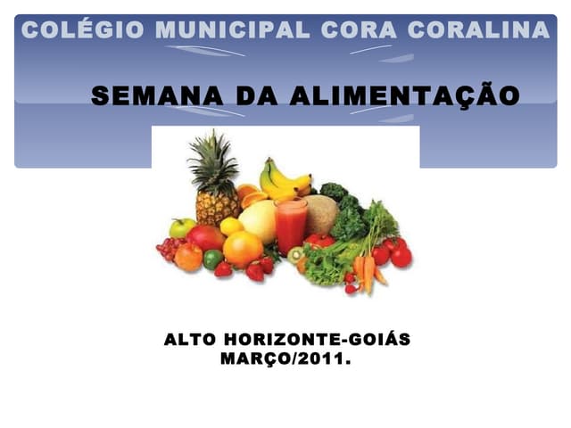 Semana da alimentacao